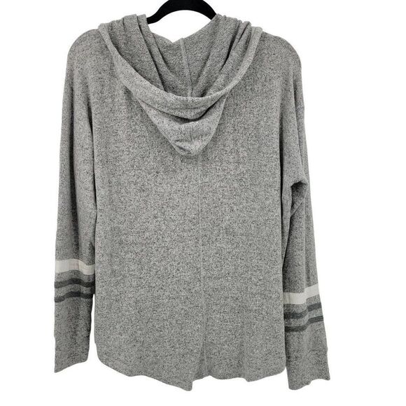 Mix by 41 Hawthorne Space Dye Heather Gray Hoodie L Pullover Comfy Loungewear - Picture 2 of 11